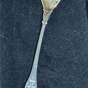 Antique Tiffany & Co. Monogrammed Sterling Silver Spoon with Gilt Bowl